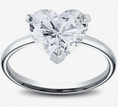 Как выбрать более дешевое кольцо с бриллиантом огранки сердце? 