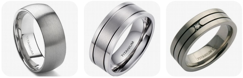 Кольца из титана и белого золота: какие есть отличия? 